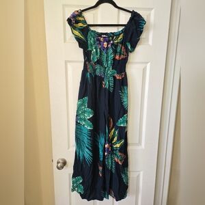 Patrons of Peace Tropical Print Jumpsuit, S